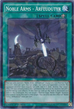 Image for Noble Arms - Arfeudutyr (Shatterfoil) (BP03-EN181) (BP03) - YuGiOh