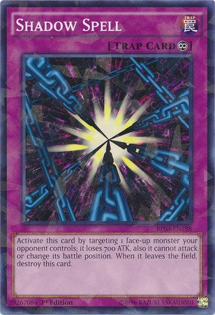 Image for Shadow Spell (Shatterfoil) (BP03-EN198) (BP03) - YuGiOh