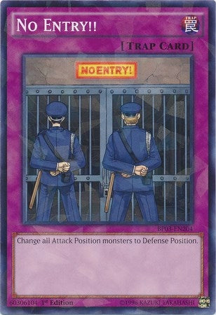 Image for No Entry!! (Shatterfoil) (BP03-EN204) (BP03) - YuGiOh