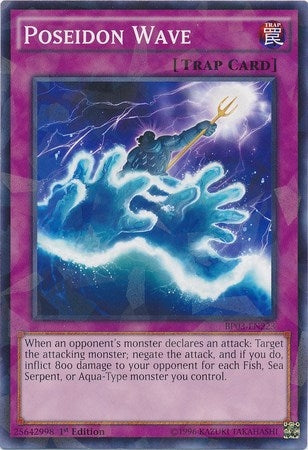 Image for Poseidon Wave (Shatterfoil) (BP03-EN223) (BP03) - YuGiOh
