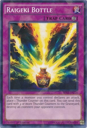 Image for Raigeki Bottle (Shatterfoil) (BP03-EN224) (BP03) - YuGiOh
