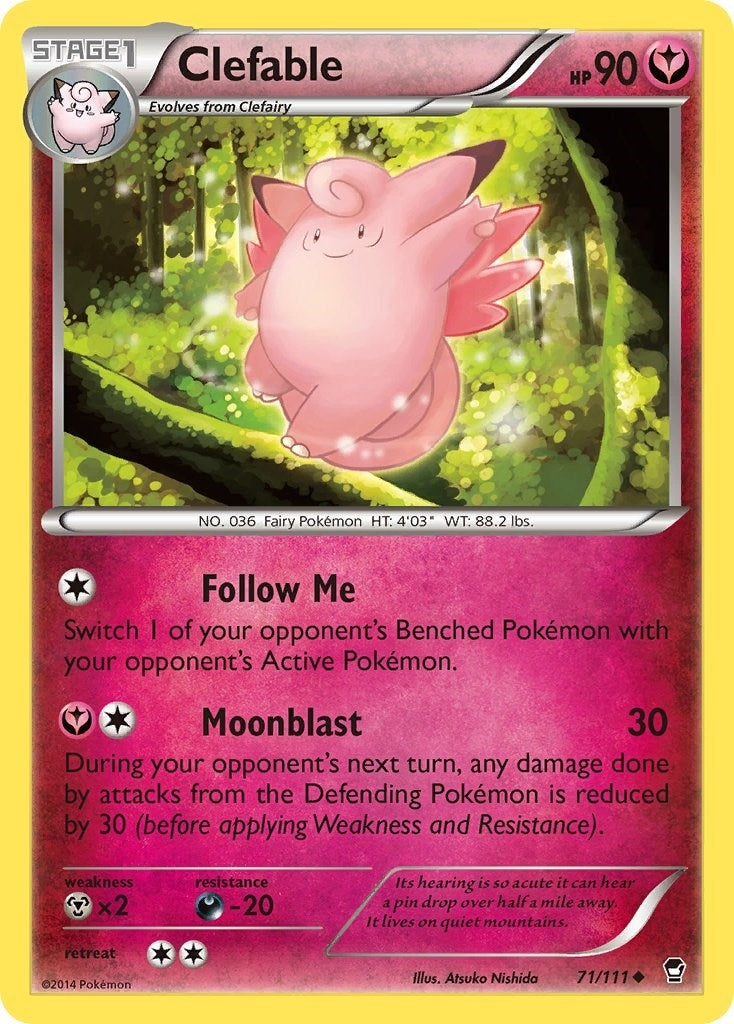 Image for Clefable (71/111) (FFI) - Pokemon