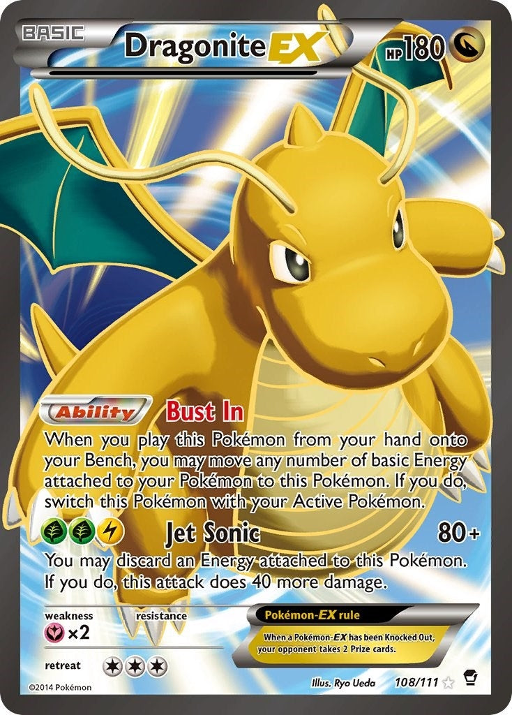 Image for Dragonite EX (108 Full Art) (108/111) (FFI) - Pokemon