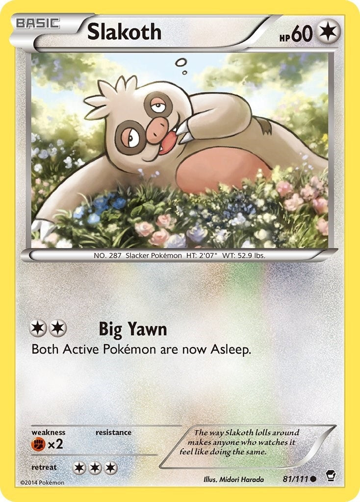 Image for Slakoth (81/111) (FFI) - Pokemon