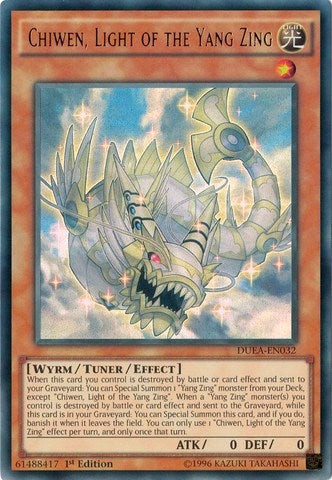 Image for Chiwen, Light of the Yang Zing (DUEA-EN032) (DUEA) - YuGiOh