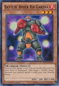 Image for Battlin' Boxer Rib Gardna (MP14-EN130) (MP14) - YuGiOh