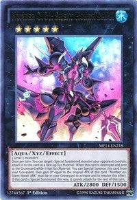 Image for Number C101: Silent Honor DARK (MP14-EN218) (MP14) - YuGiOh