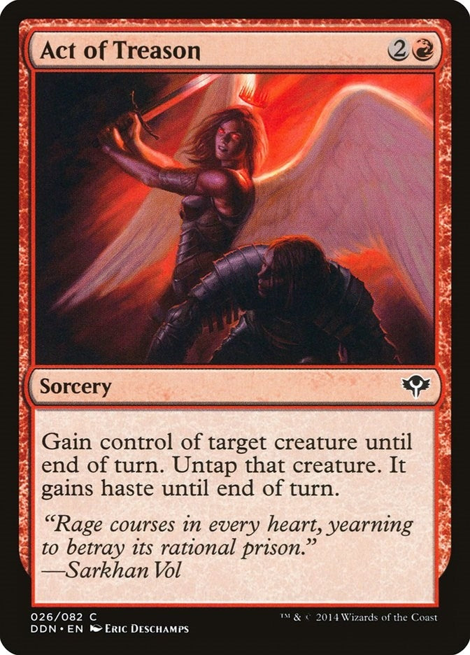 Image for Act of Treason (26) (Speed vs. Cunning) - Magic: The Gathering