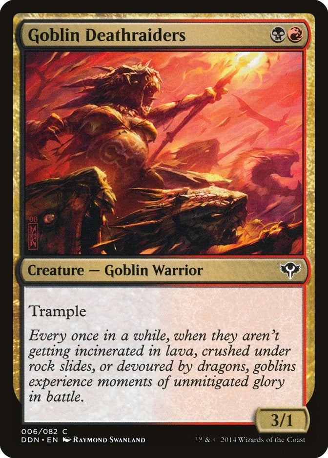 Image for Goblin Deathraiders (6) (Speed vs. Cunning) - Magic: The Gathering