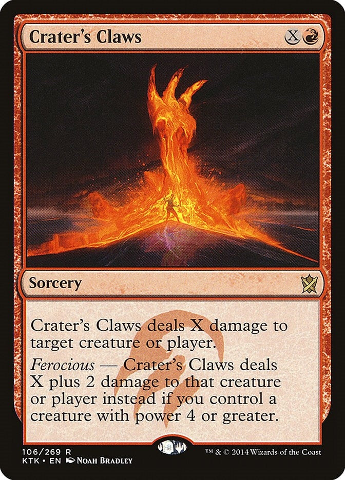 Image for Crater's Claws (106) (Khans of Tarkir) - Magic: The Gathering