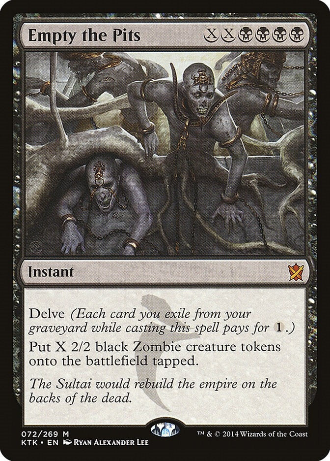 Image for Empty the Pits (72) (Khans of Tarkir) - Magic: The Gathering