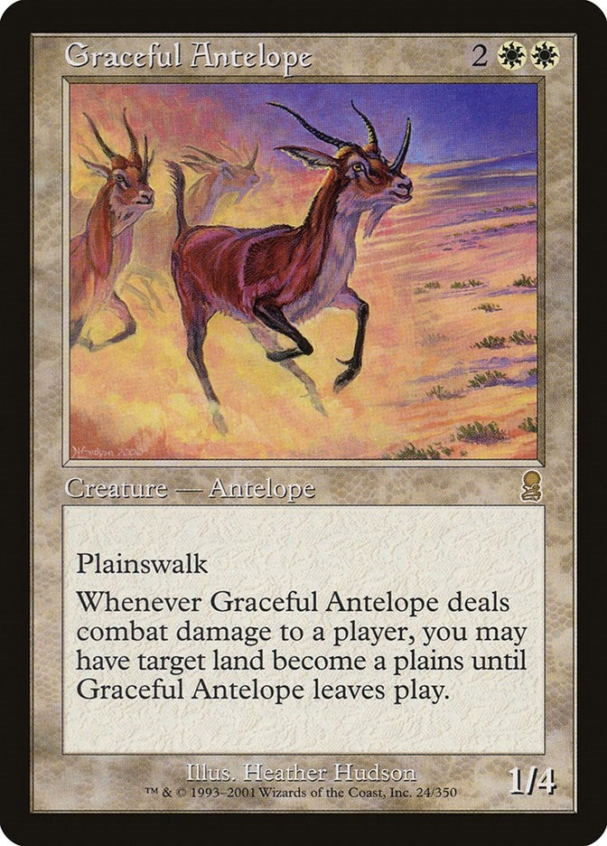 Image for Graceful Antelope (24) (Odyssey) - Magic: The Gathering