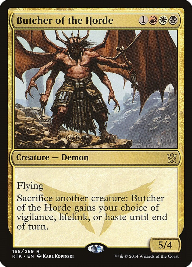 Image for Butcher of the Horde (168) (Khans of Tarkir) - Magic: The Gathering