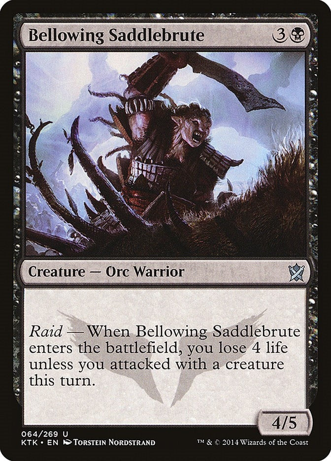 Image for Bellowing Saddlebrute (64) (Khans of Tarkir) - Magic: The Gathering
