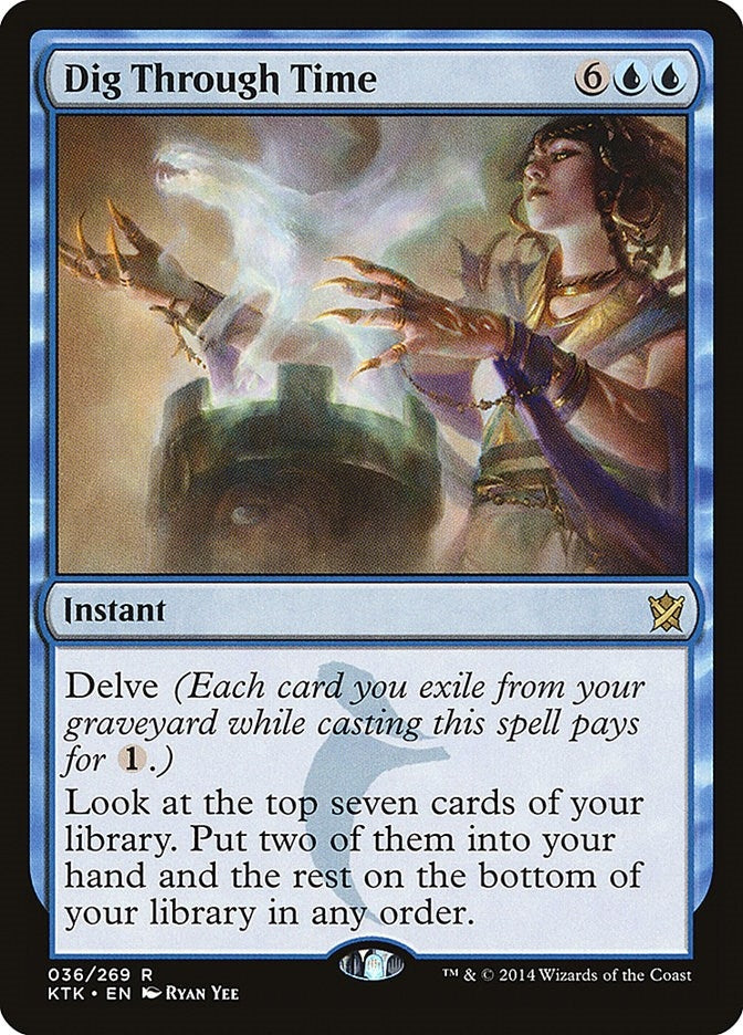 Image for Dig Through Time (36) (Khans of Tarkir) - Magic: The Gathering