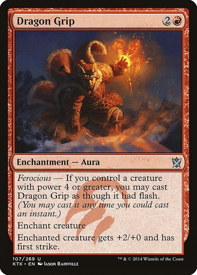 Image for Dragon Grip (107) (Khans of Tarkir) - Magic: The Gathering