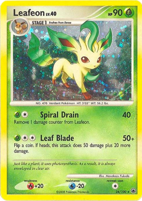 Image for Leafeon - 24/100 (DP Majestic Dawn) (024/100) (PR) - Pokemon