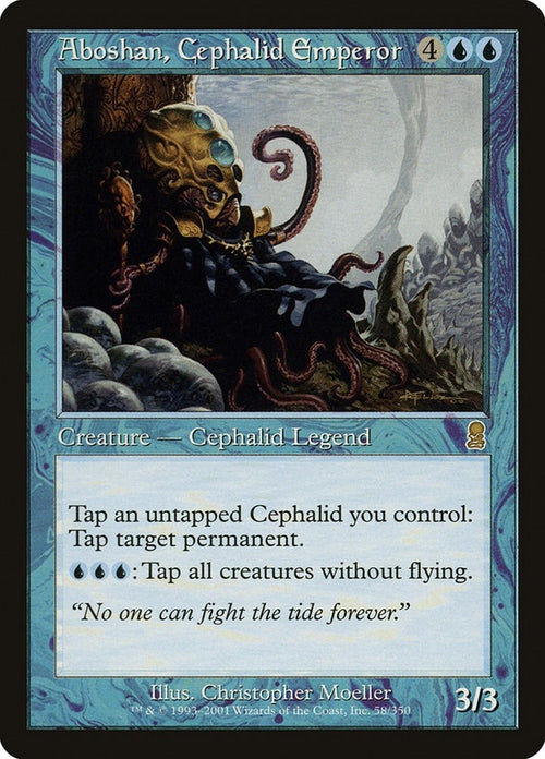 Image for Aboshan, Cephalid Emperor (58) (Odyssey) - Magic: The Gathering