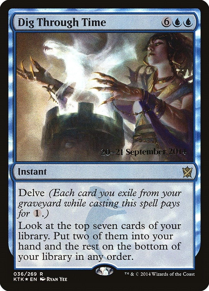 Image for Dig Through Time (36) (Prerelease Cards) - Magic: The Gathering