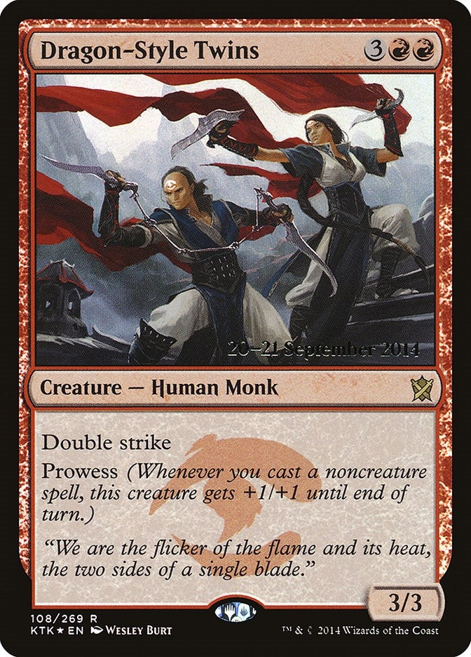 Image for Dragon-Style Twins (108) (Prerelease Cards) - Magic: The Gathering