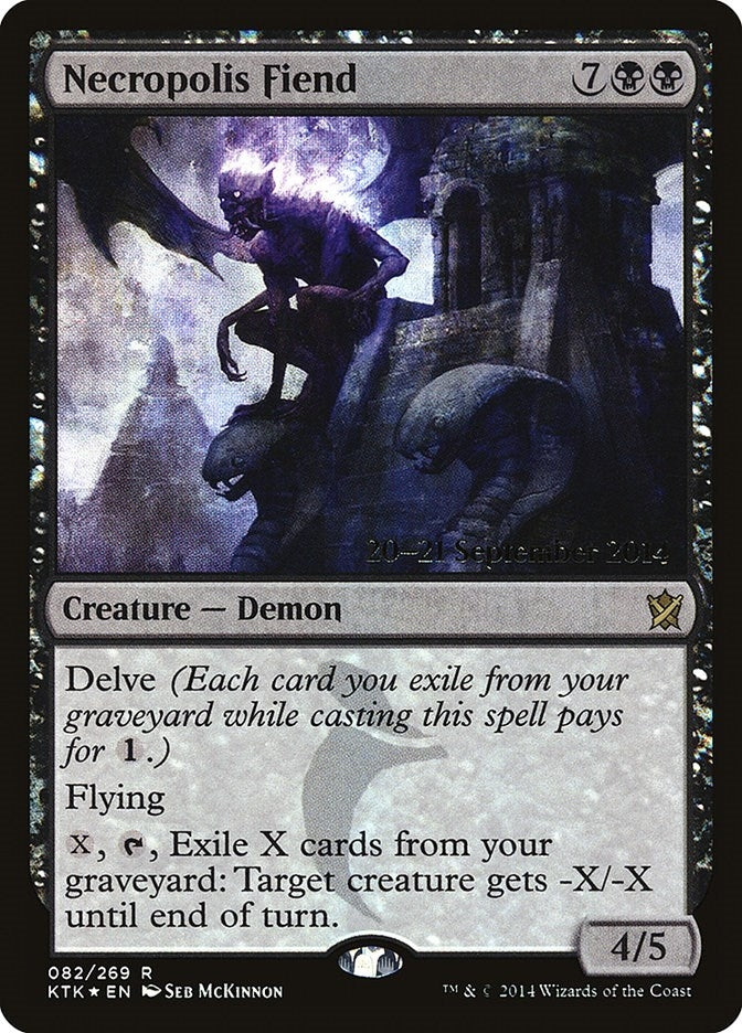 Image for Necropolis Fiend (82) (Prerelease Cards) - Magic: The Gathering
