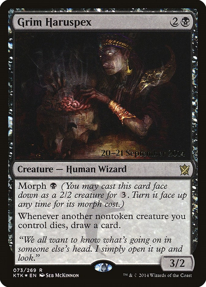Image for Grim Haruspex (73) (Prerelease Cards) - Magic: The Gathering