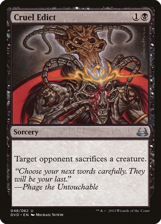 Image for Cruel Edict (48) (Anthology) - Magic: The Gathering