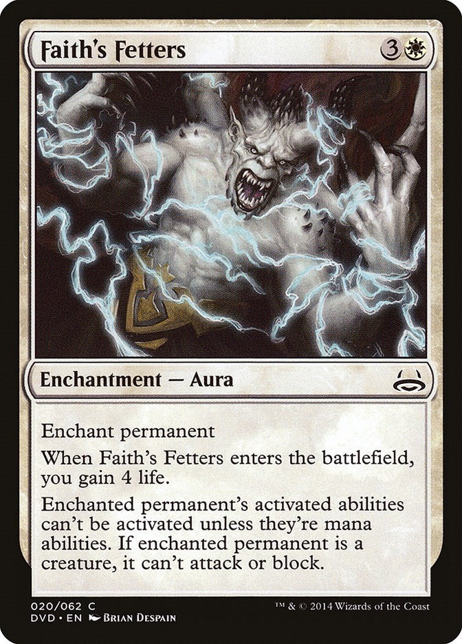Image for Faith's Fetters (20) (Anthology) - Magic: The Gathering