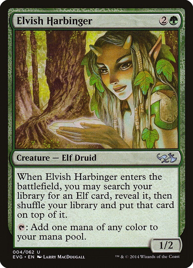 Image for Elvish Harbinger (4) (Anthology) - Magic: The Gathering