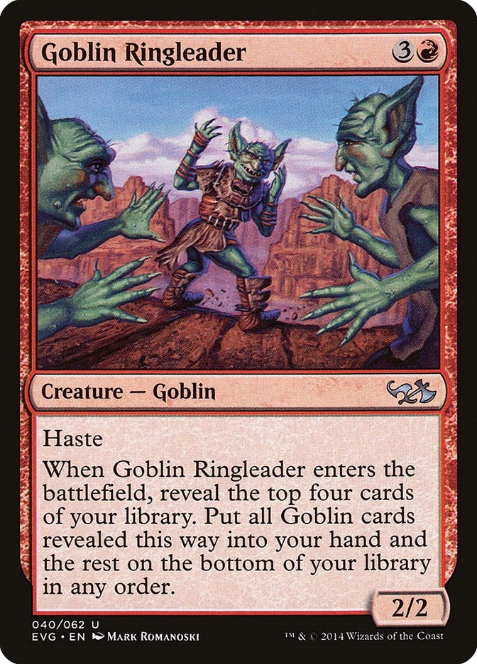 Image for Goblin Ringleader (40) (Anthology) - Magic: The Gathering