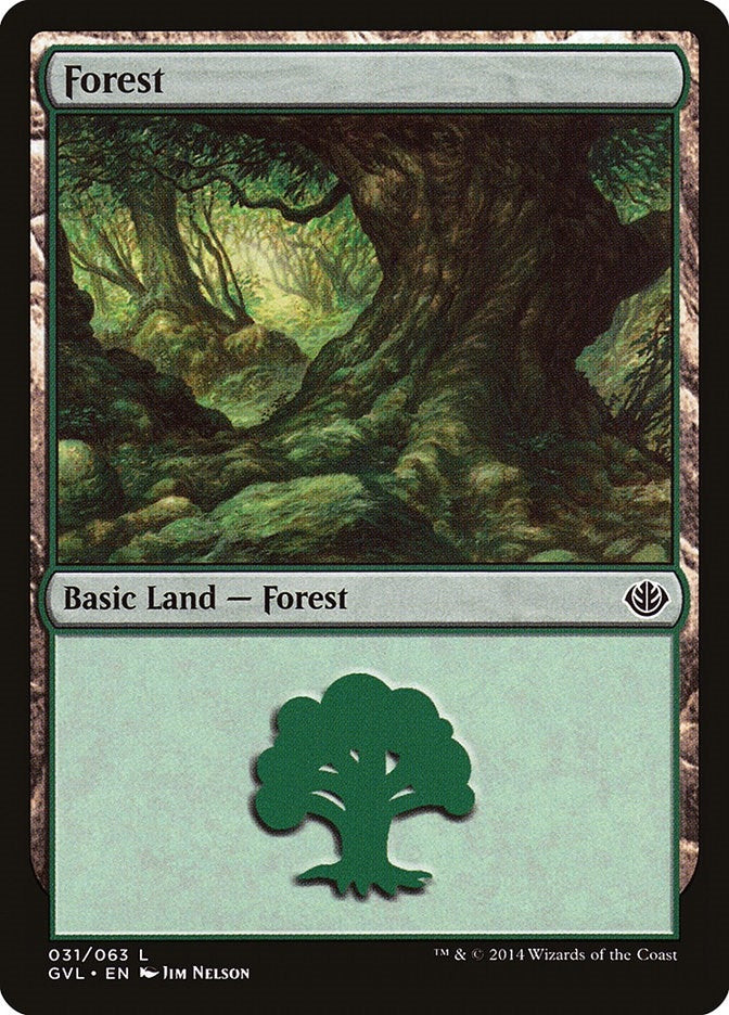 Image for Forest (031) (GVL) (31) (Anthology) - Magic: The Gathering