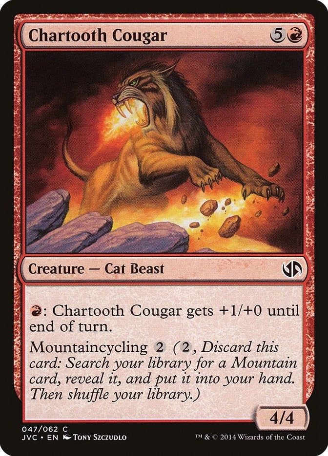 Image for Chartooth Cougar (47) (Anthology) - Magic: The Gathering