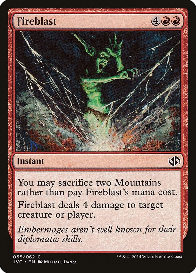 Image for Fireblast (55) (Anthology) - Magic: The Gathering