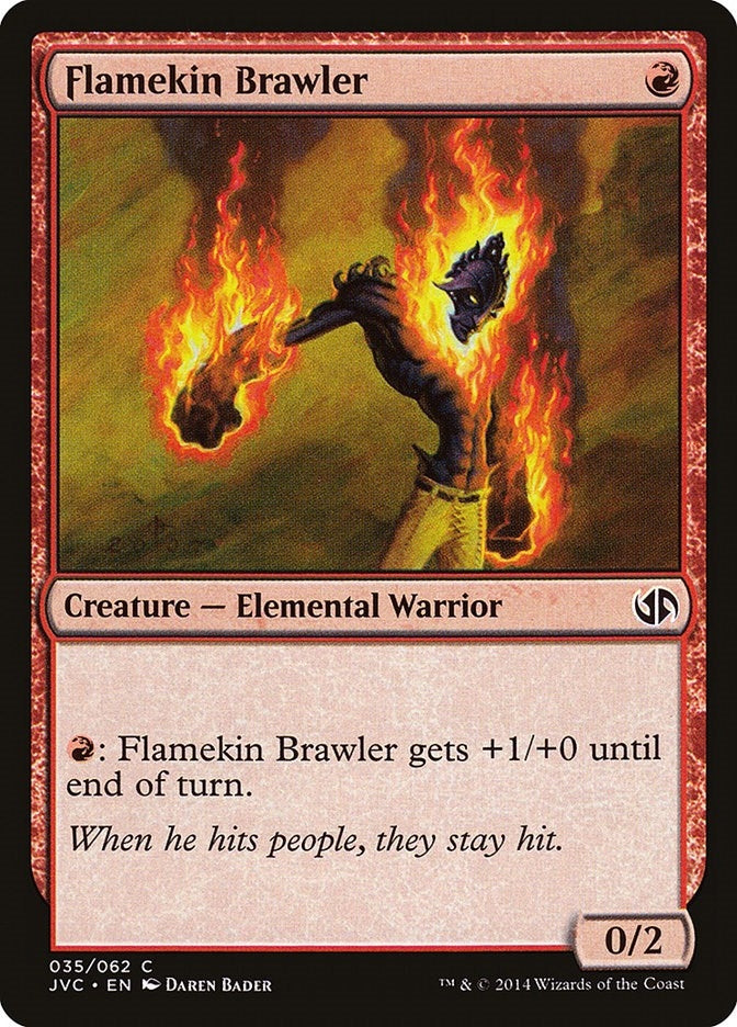 Image for Flamekin Brawler (35) (Anthology) - Magic: The Gathering