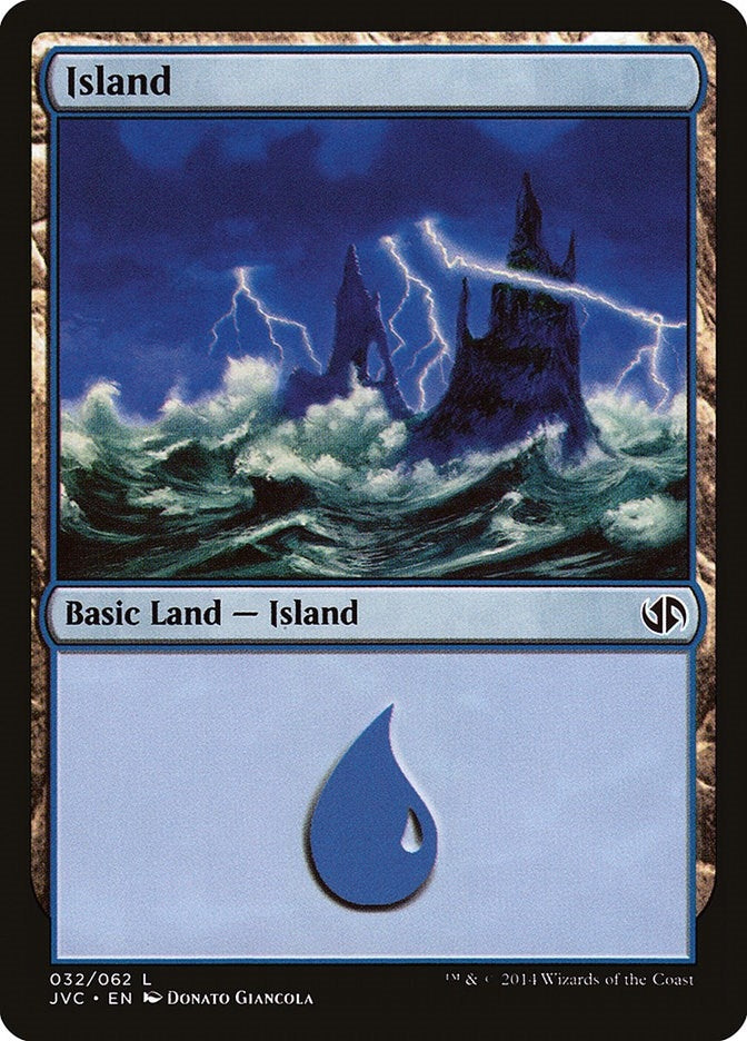 Image for Island (032) (JVC) (32) (Anthology) - Magic: The Gathering