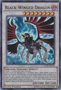 Image for Black-Winged Dragon (UR) (LC5D-EN135) (LC05) - YuGiOh