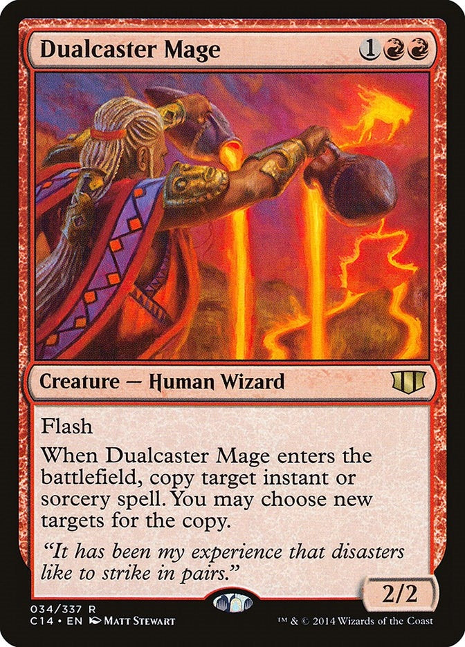 Image for Dualcaster Mage (34) (Commander 2014) - Magic: The Gathering
