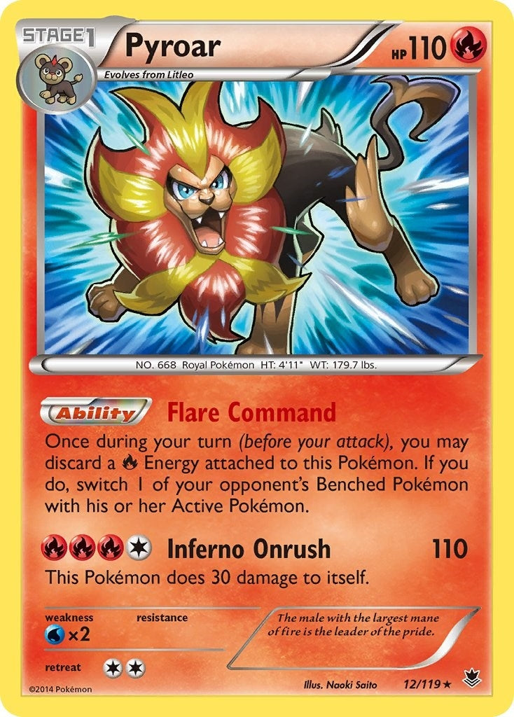 Image for Pyroar (12/119) (PHF) - Pokemon