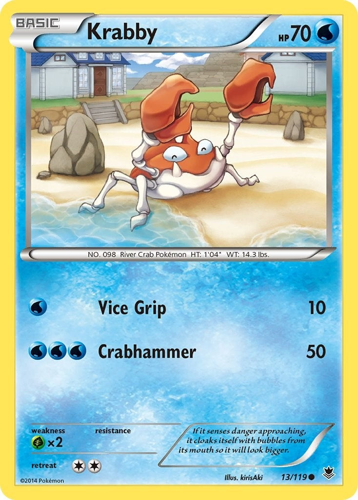 Image for Krabby (13/119) (PHF) - Pokemon