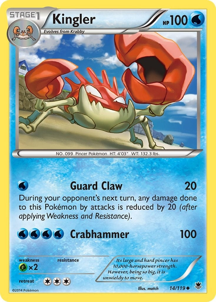 Image for Kingler (14/119) (PHF) - Pokemon