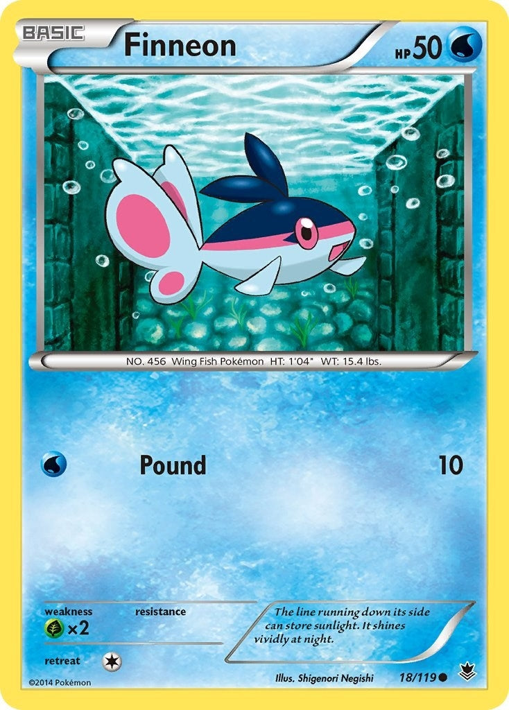 Image for Finneon (18/119) (PHF) - Pokemon
