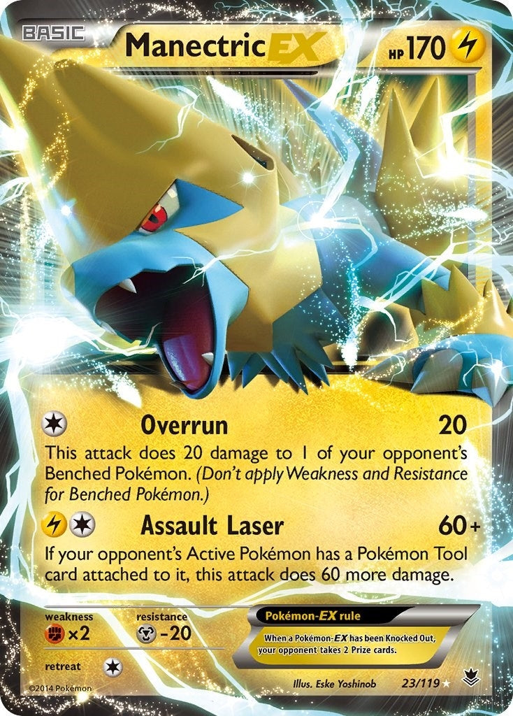 Image for Manectric EX (23/119) (PHF) - Pokemon