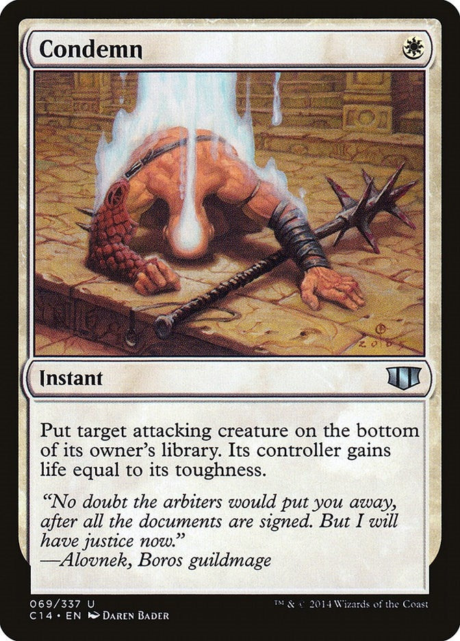 Image for Condemn (69) (Commander 2014) - Magic: The Gathering