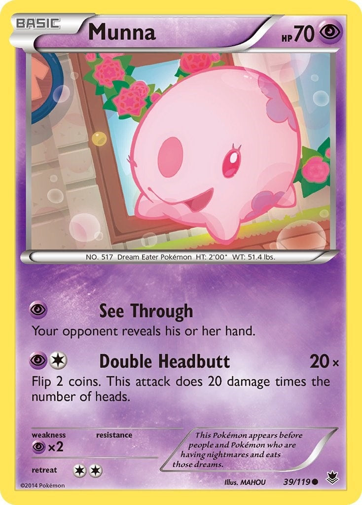 Image for Munna (39/119) (PHF) - Pokemon