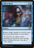 Image for Call to Mind (101) (Commander 2014) - Magic: The Gathering