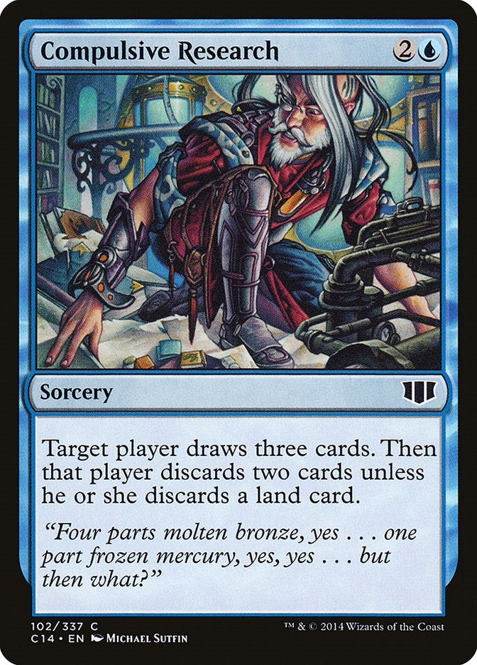Image for Compulsive Research (102) (Commander 2014) - Magic: The Gathering