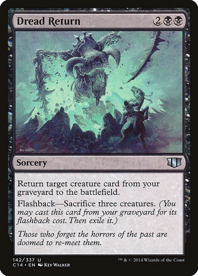 Image for Dread Return (142) (Commander 2014) - Magic: The Gathering
