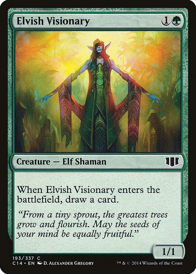 Image for Elvish Visionary (193) (Commander 2014) - Magic: The Gathering