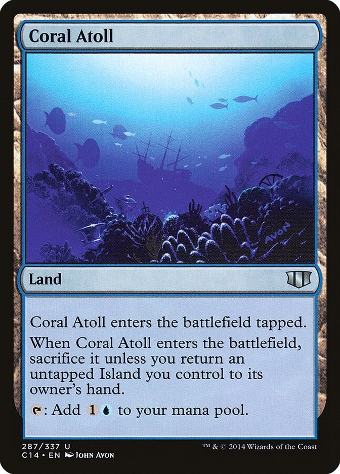 Image for Coral Atoll (287) (Commander 2014) - Magic: The Gathering