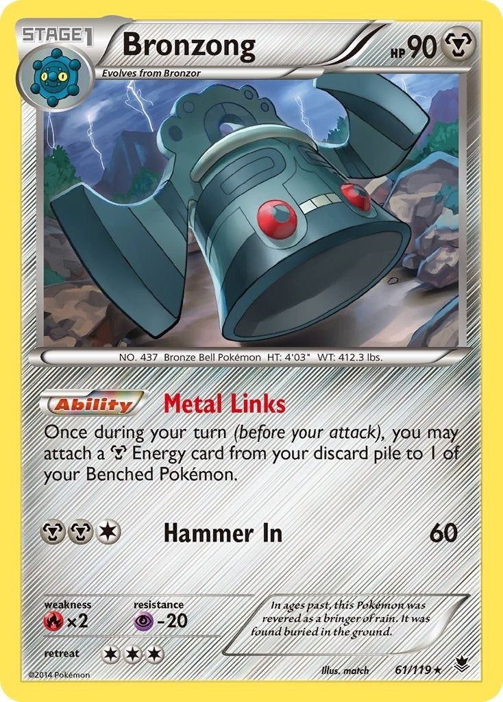 Image for Bronzong (61/119) (PHF) - Pokemon